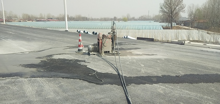 东洲道路回填土下沉注浆